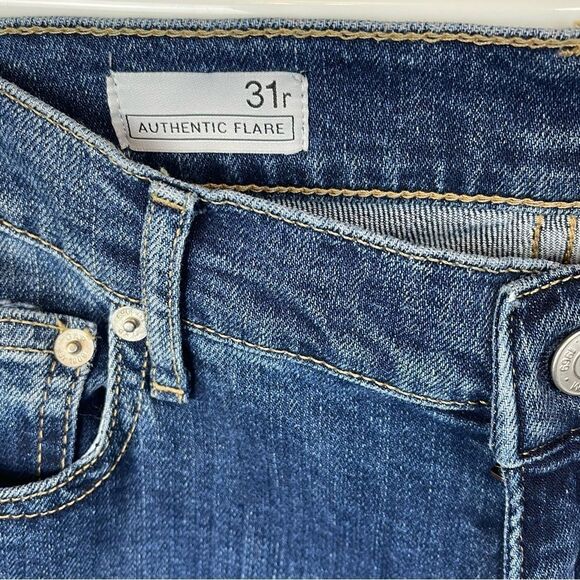 GAP Authentic Flare Mid Rise Stretch Jeans 31R NWT - Picture 4 of 5